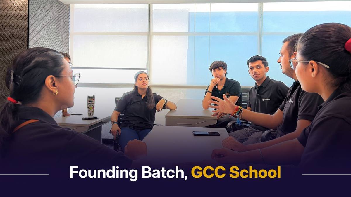 Batch 1 students in class